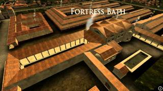 Animation of ancient Roman Fort in Caerleon Wales [upl. by Bengt]