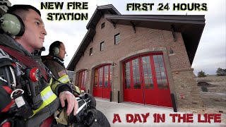 First 24 Hours in a New Fire Station  A Day in the Life [upl. by Aihsekat100]