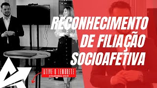 DIREITO DE FAMÍLIA Reconhecimento de filiação socioafetiva [upl. by Katharina]