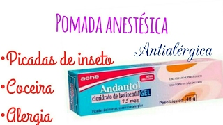 Resenha PomadaAndantol Gel [upl. by Abramo]