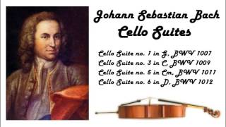 Johann Sebastian Bach  Cello suites in 432 Hz great for reading or studying [upl. by Oilime577]