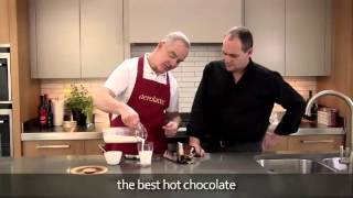 How to make a hot chocolate using an aerolatte milk frother [upl. by Yellat917]