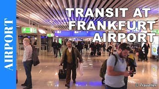 TRANSIT WALK AT FRANKFURT Airport FRA Terminal 1  Connection Flight Transfer Arriving amp Departing [upl. by Ettevy]