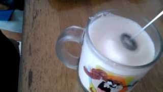 Aerolatte Review Frothing Cold Milk In Under 1 Minute [upl. by Nessnaj]